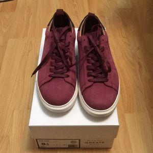 🔥EUC🔥GREATS The Alta (Plum) Size 8.5